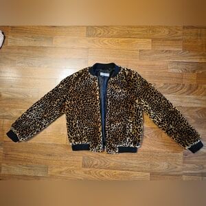 Bagatelle Leopard Print Jacket with Black Lining